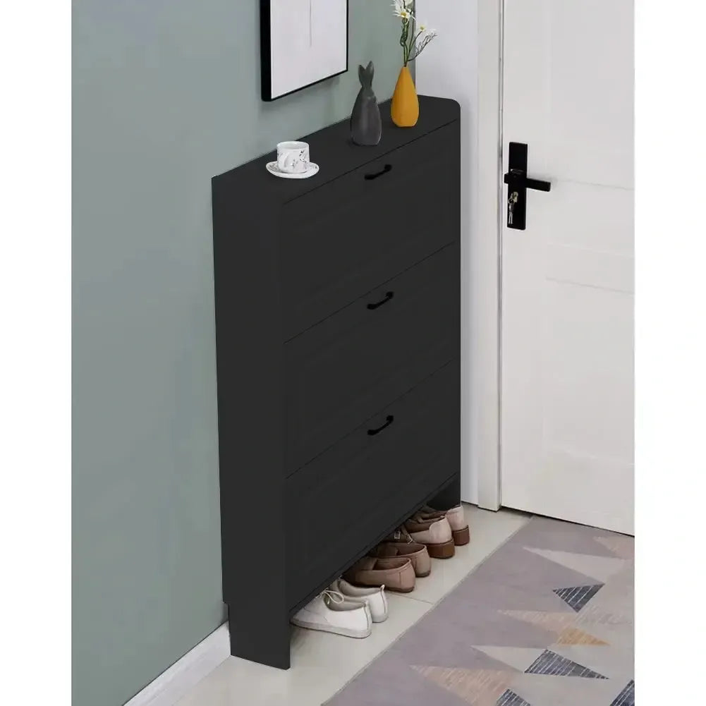 💝Last Day For Clearance💝Wall Hidden Shoe Cabinet - Conceal Your Shoes in Style!